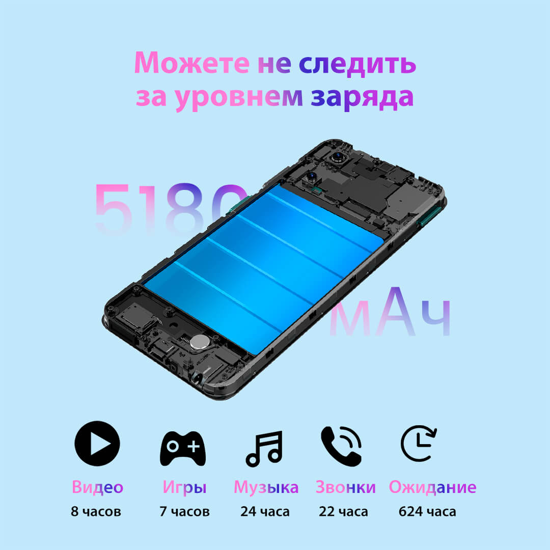 smartfon Oscal C70 6/128GB Dual Sim Shadow Grey